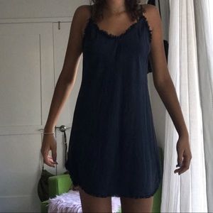 Bella Dahl navy blue cami dress